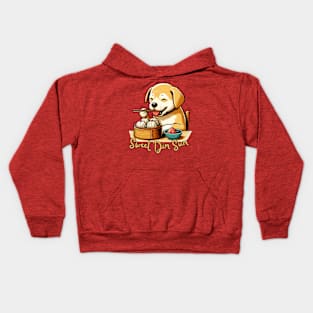 Dim sum dog Kids Hoodie